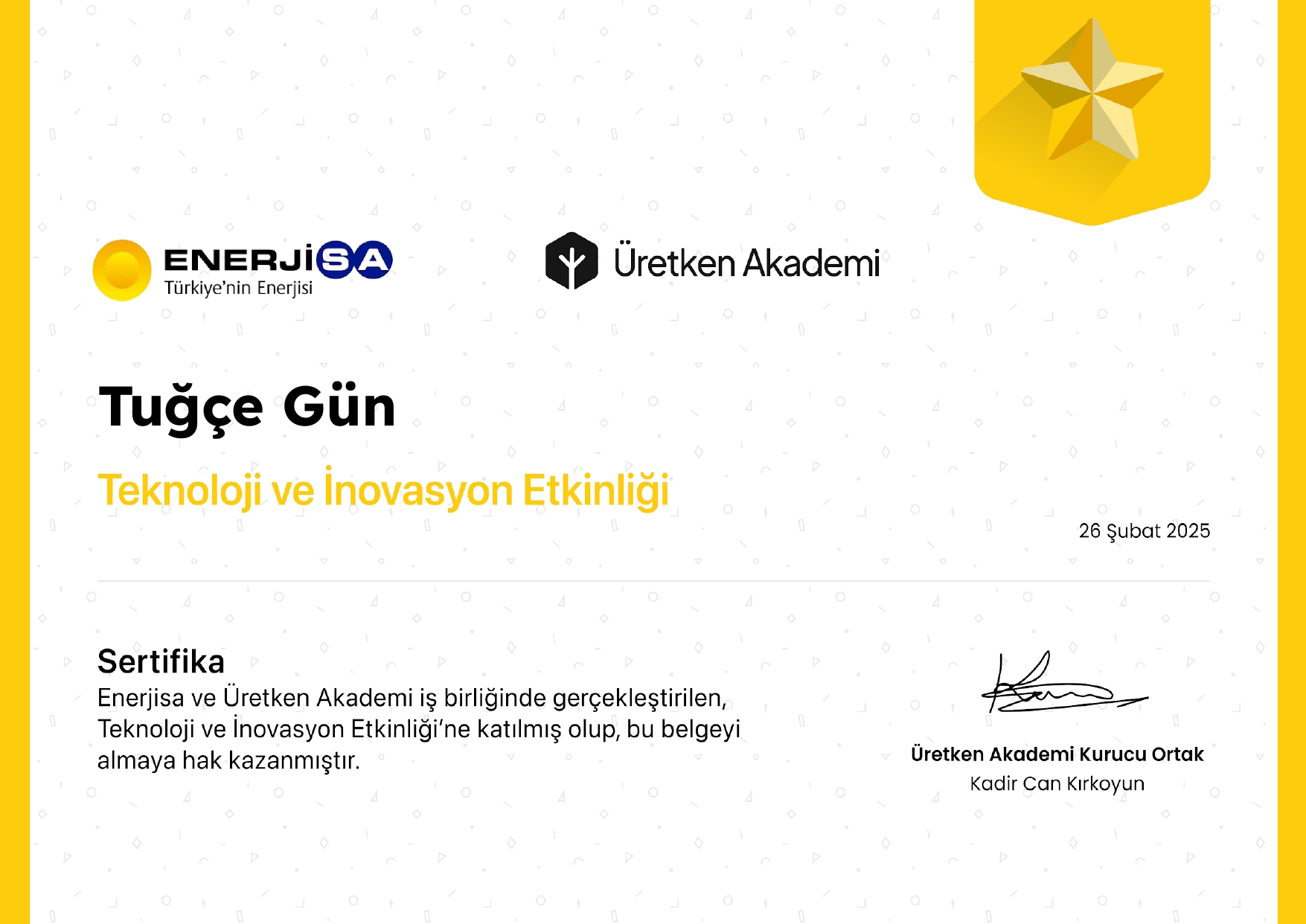 Enerjisa&Üretken Akademi